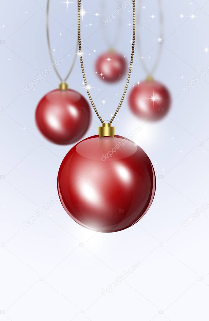 Holiday Red Balls
