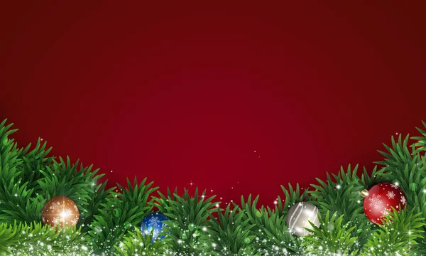 Vacanze di Natale sfondo rosso — Foto Stock