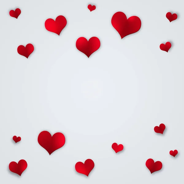 Red Valentine Hearts — Stock Photo, Image