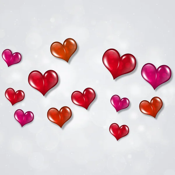 Candy Valentine Hearts — Stock Photo, Image