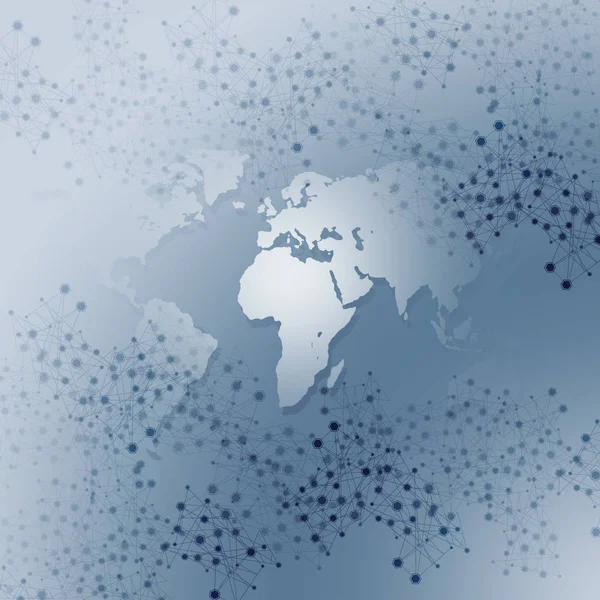 Conexiones Web Mundiales Globales — Foto de Stock