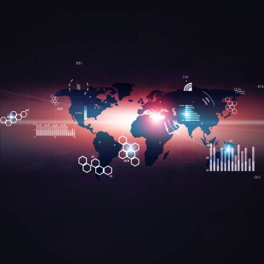 Soyut teknoloji arkaplanı