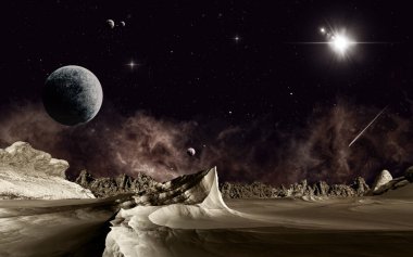 uzay yabancı gezegeni