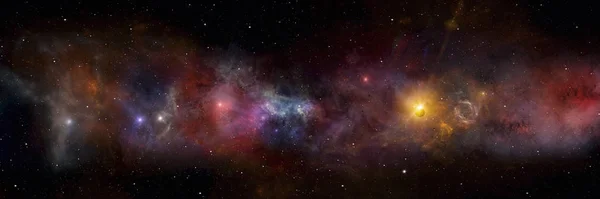 Campo de estrellas del espacio profundo — Foto de Stock
