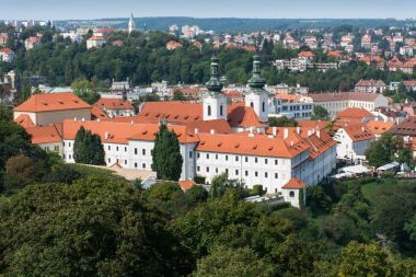 Strahov Monastery in Prague clipart