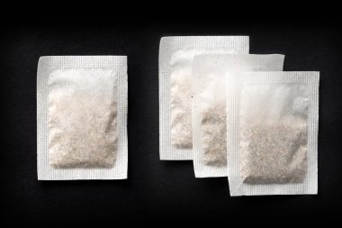 Papatya çay poşetleri siyah