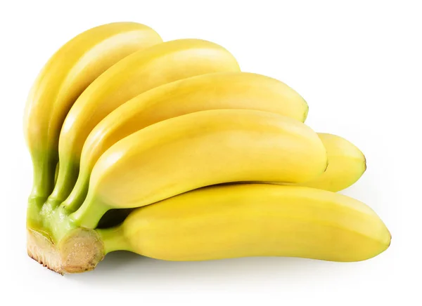 Banana isolated on white. With clipping path. — Stock Photo, Image