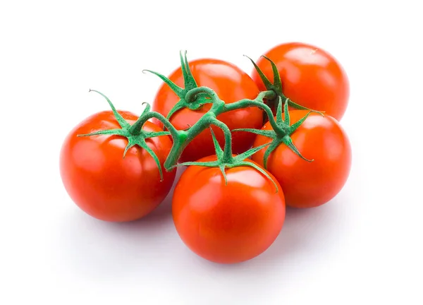 Tomato branch. Tomato isolated. Tomato on white. — Stock Photo, Image