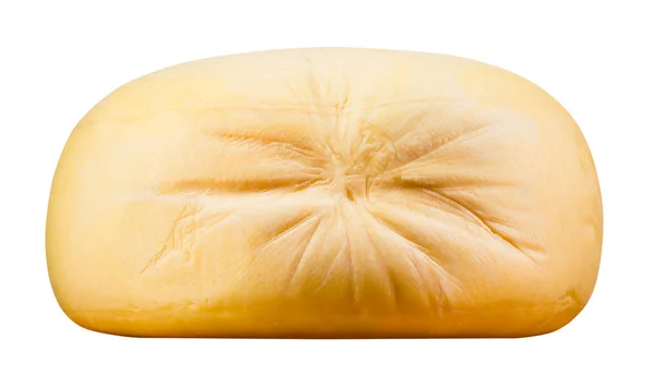 Rueda de queso aislada en un blanco. Con camino de recorte —  Fotos de Stock