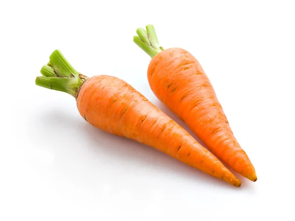 Морква ізольована. Органічні овочі — стокове фото