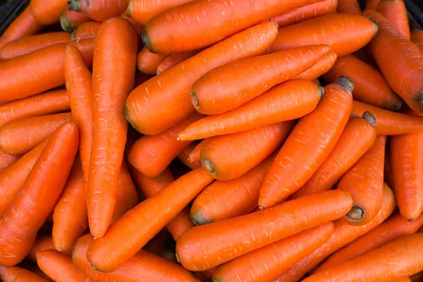 Carota biologica. Contesto alimentare . — Foto Stock