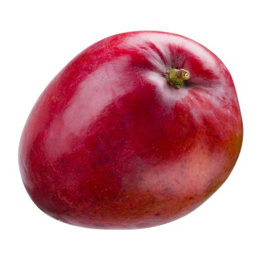 Mango beyaz bir arka planda izole edildi. Kesme yolu