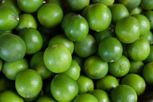 Lime Citrus Fruit Green Background — Stock Photo, Image