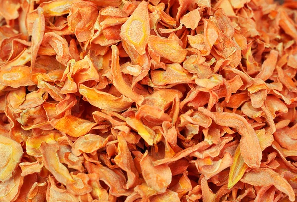 Carrot. Dried vegetables. Background