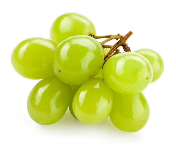 Green Grape Isolated White Background — Stock Photo, Image