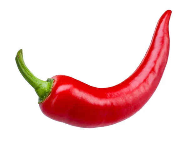 Red Hot Chili Pepper Isolated White Background Stock Photo