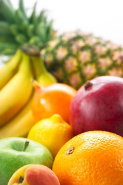 Meyve çeşitliliği. Gıda arkaplanı