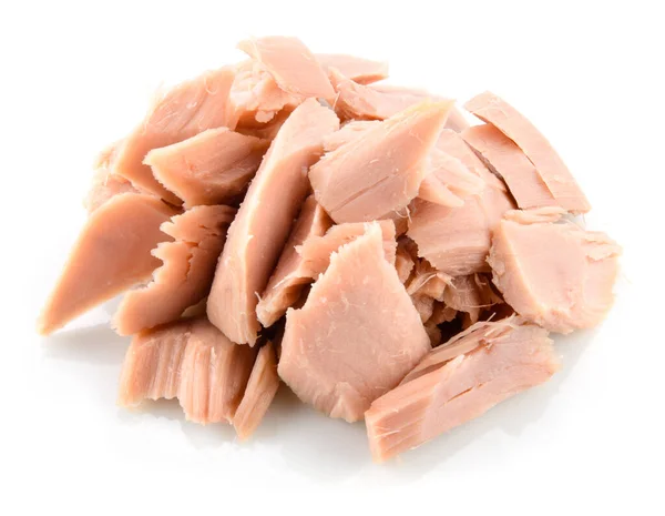 Tuna Canned Fish Isolated White — Stock Photo, Image