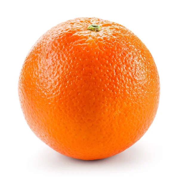 Sinaasappelfruit Geïsoleerd Wit — Stockfoto