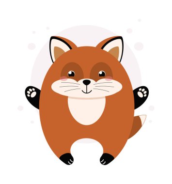 Tilki tasviri. Tilki görüntüsü. Karakter tilkisi