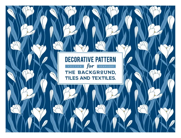 Dekoratif desen tasarım. Vektör arka plan.