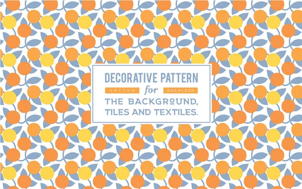 Dekoratif desen tasarım. Vektör arka plan.