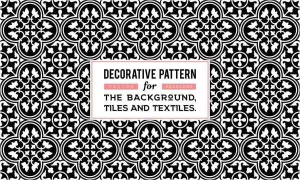 Dekoratif desen tasarım. Vektör arka plan.
