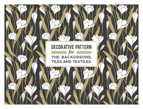 Dekoratif desen tasarım. Vektör arka plan.