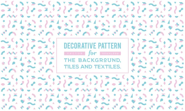 Dekoratif desen tasarım. Vektör arka plan.