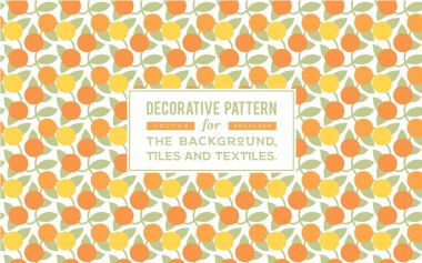 Dekoratif desen tasarım. Vektör arka plan.