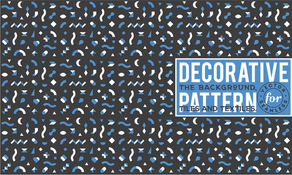 Dekoratif desen tasarım. Vektör arka plan.