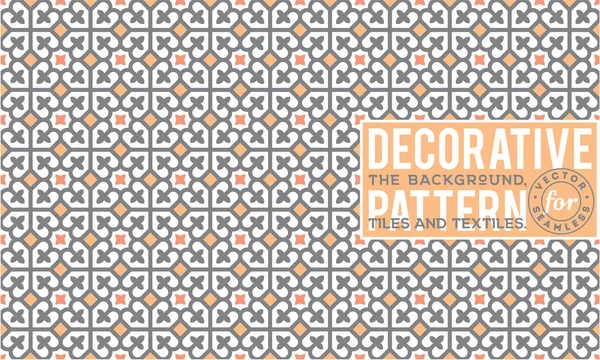 Dekoratif desen tasarım. Vektör arka plan.
