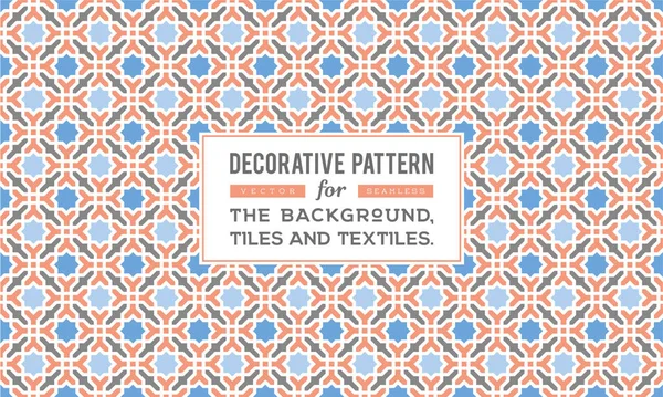 Dekoratif desen tasarım. Vektör arka plan.
