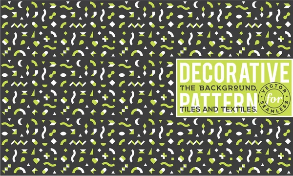 Dekoratif desen tasarım. Vektör arka plan.