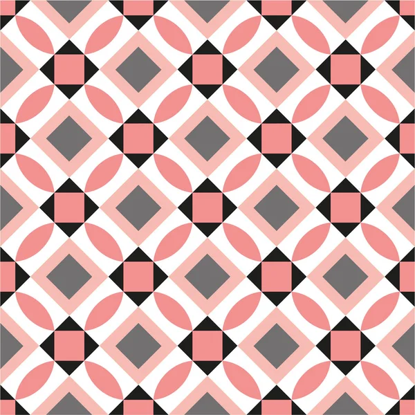 Arka plan, fayans ve Tekstil için dekoratif desen. Modüler parçalardan monte edilir. Vektör. Sorunsuz.