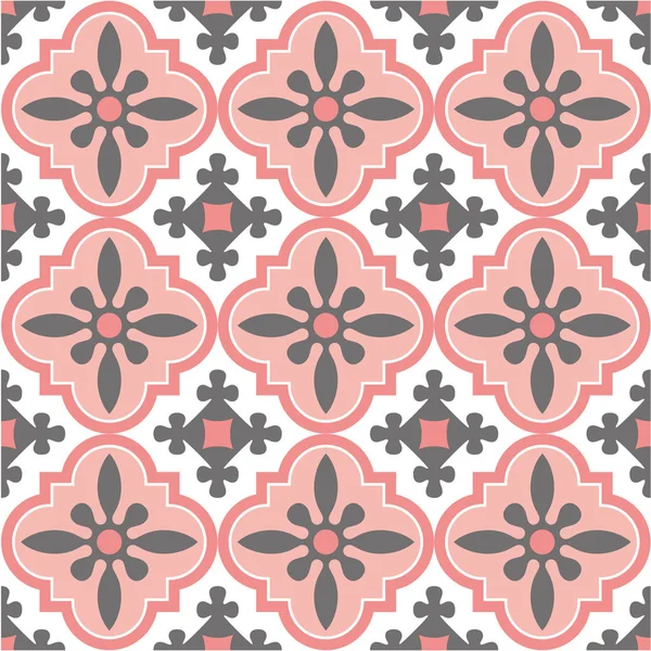 Arka plan, fayans ve Tekstil için dekoratif desen. Modüler parçalardan monte edilir. Vektör. Sorunsuz.