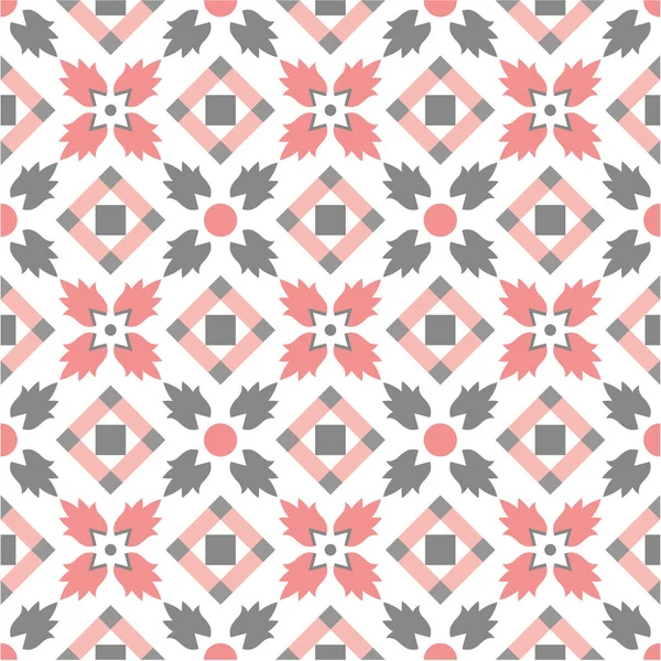 Arka plan, fayans ve Tekstil için dekoratif desen. Modüler parçalardan monte edilir. Vektör. Sorunsuz.