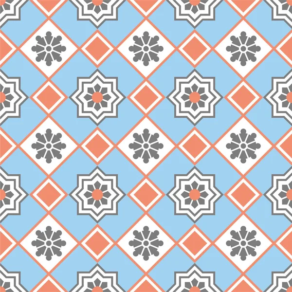 Motif Décoratif Pour Fond Les Carreaux Les Textiles Est Assemblé — Image vectorielle