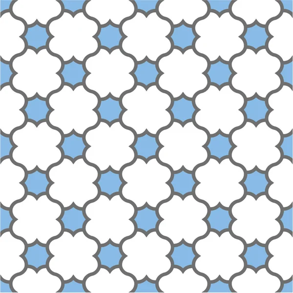 Arka plan, fayans ve Tekstil için dekoratif desen. Modüler parçalardan monte edilir. Vektör. Sorunsuz.