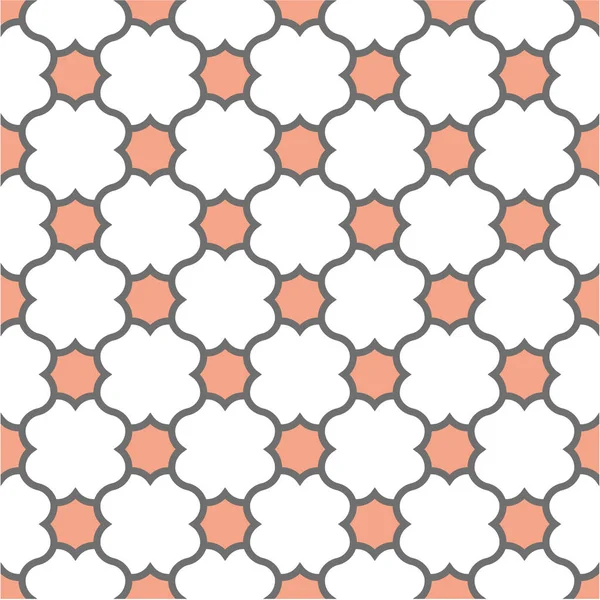 Arka plan, fayans ve Tekstil için dekoratif desen. Modüler parçalardan monte edilir. Vektör. Sorunsuz.