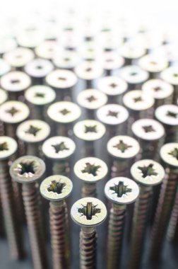 bir satır, soyut, yakın çekim vida