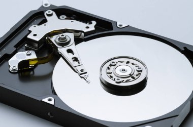 sabit disk açık yakın çekim