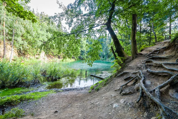 Rudawy Janowickie - барвисті озер — стокове фото