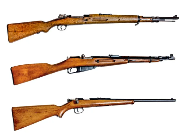 Guns Mauser, Mosin, kbks — Stockfoto