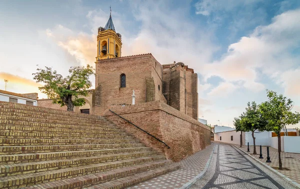 Den kyrkan St. George, Palos de la Frontera, Huelva — Stockfoto