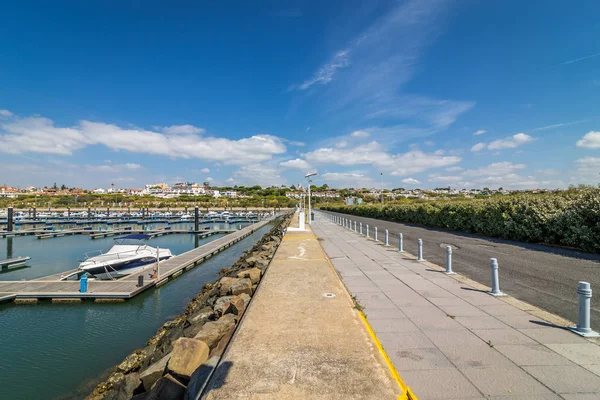 Hafen der stadt mazagon, palos de la frontera, huelva, spanien — Stockfoto