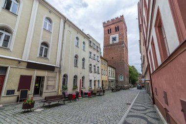 Leaning Tower, Zabkowice Slaskie, Silesia, Polonya