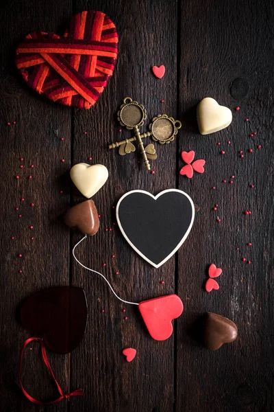 Concetto di amore con cuore — Foto Stock