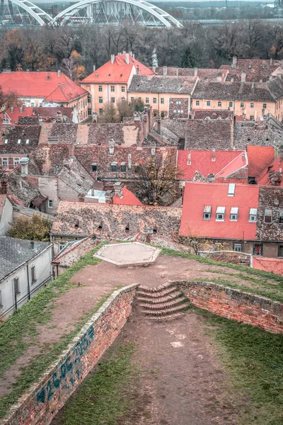 Panoramiczny widok na miasto Novi Sad — Zdjęcie stockowe