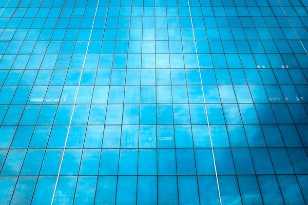 Kék Üveg Ablakok Háttereként — Stock Fotó